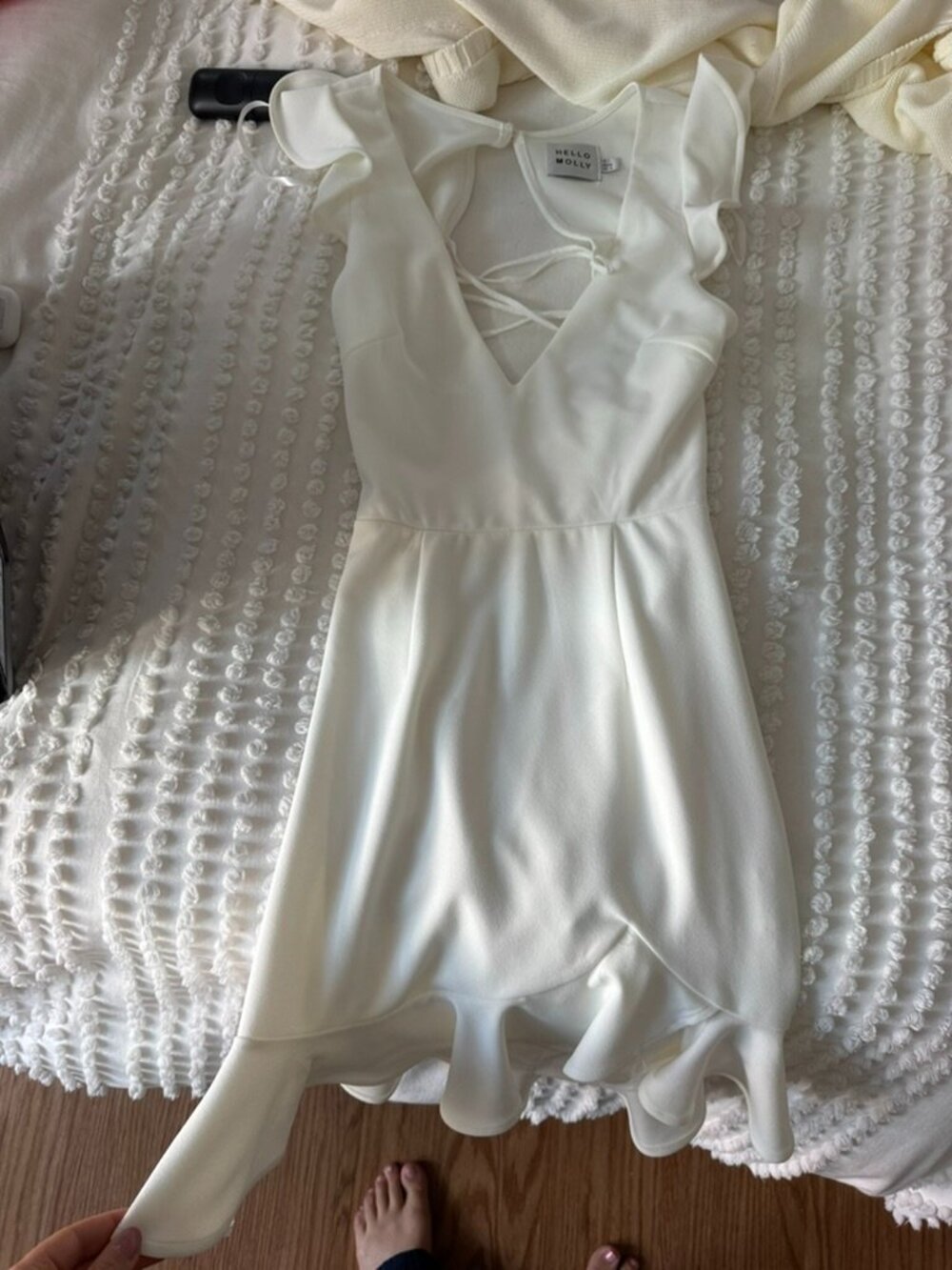 White Hello Molly Dress